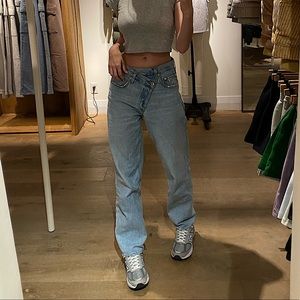 AGOLDE Criss Cross Jeans